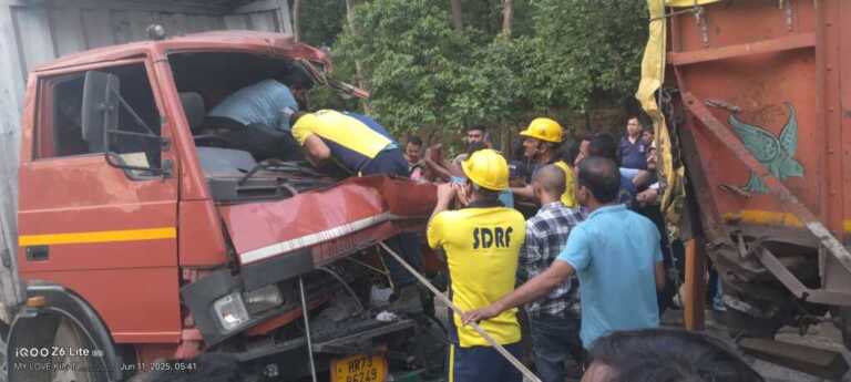 देहरादून: कुआंवाला के पास ट्रक हुआ दुर्घटनाग्रस्त, 4 घायल