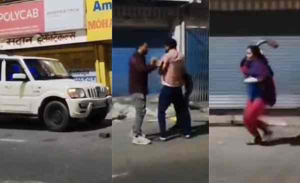 हल्द्वानी: स्कॉर्पियो सवार तीन युवकों ने महिला से की छेड़छाड़, परिजनों ने की जमकर पिटाई, पुलिस ने तीनों को किया गिरफ्तार (वीडियो)