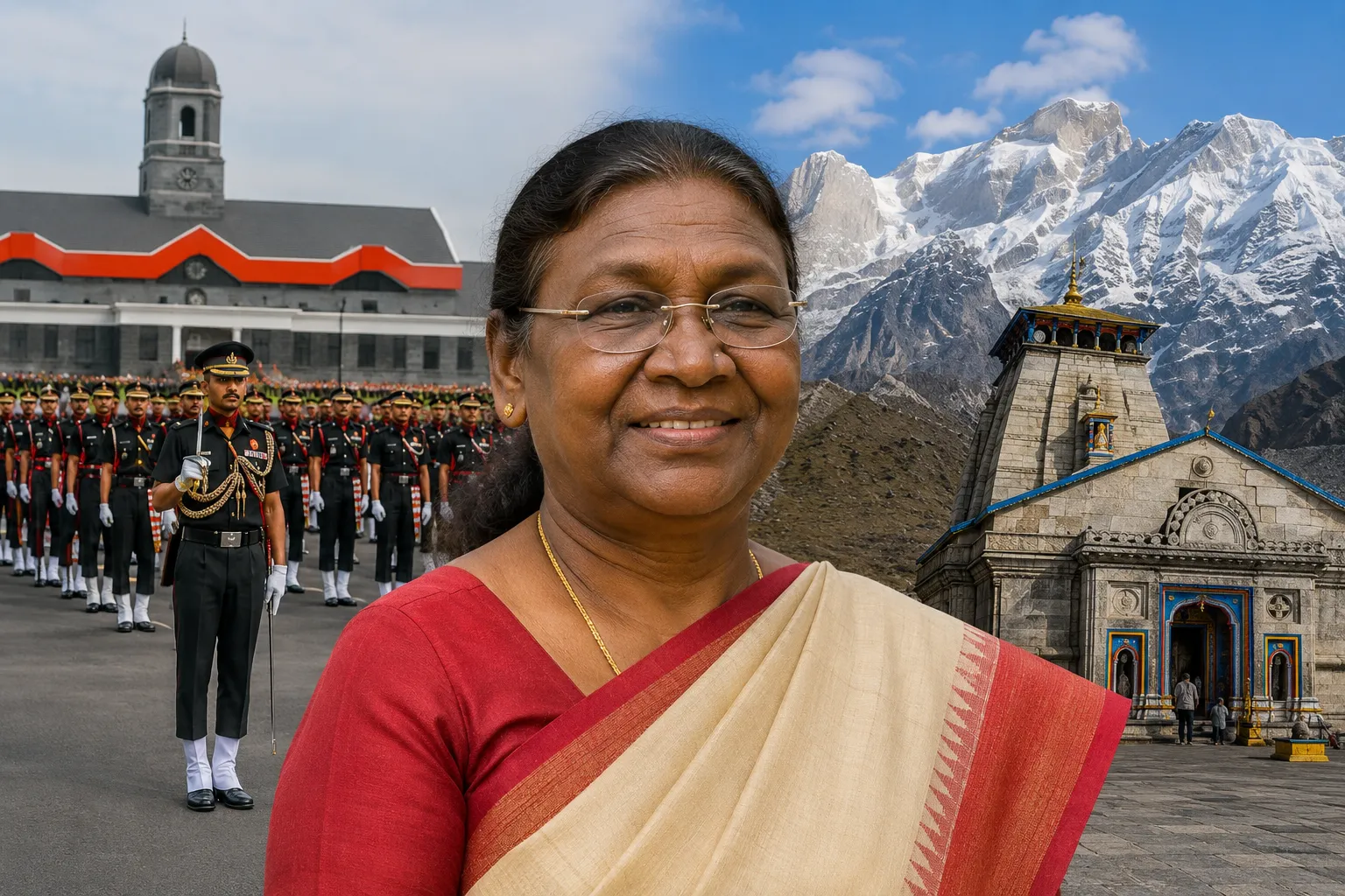 राष्ट्रपति द्रौपदी मुर्मू का तीन दिवसीय उत्तराखंड दौरा:IMA पासिंग आउट परेड में लेंगी सलामी, केदारनाथ धाम के भी करेंगी दर्शन