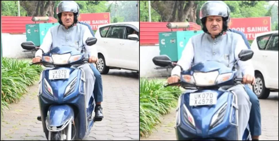 मंत्री Ganesh Joshi की स्कूटी पर विवाद, Insurance और PUC दोनों निकले खत्म