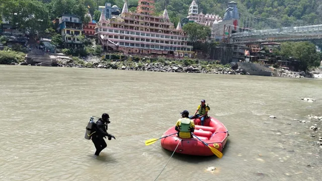 ऋषिकेश: गंगा में बहा राजस्थान का युवक, SDRF-पुलिस की टीम लगातार कर रही तलाश