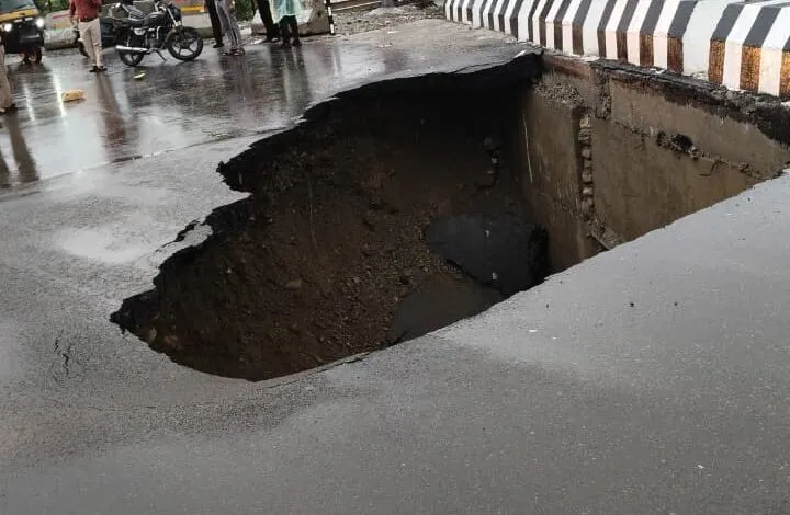 पहली ही बारिश में धंसा 16 करोड़ का नया पुल, देहरादून में निर्माण गुणवत्ता पर उठे बड़े सवाल