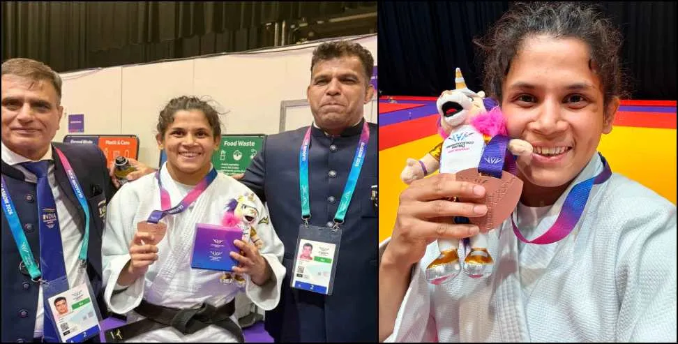 कॉमनवेल्थ जूडो में कांस्य जीतने वाली उन्नति शर्मा का आज देहरादून में भव्य स्वागत