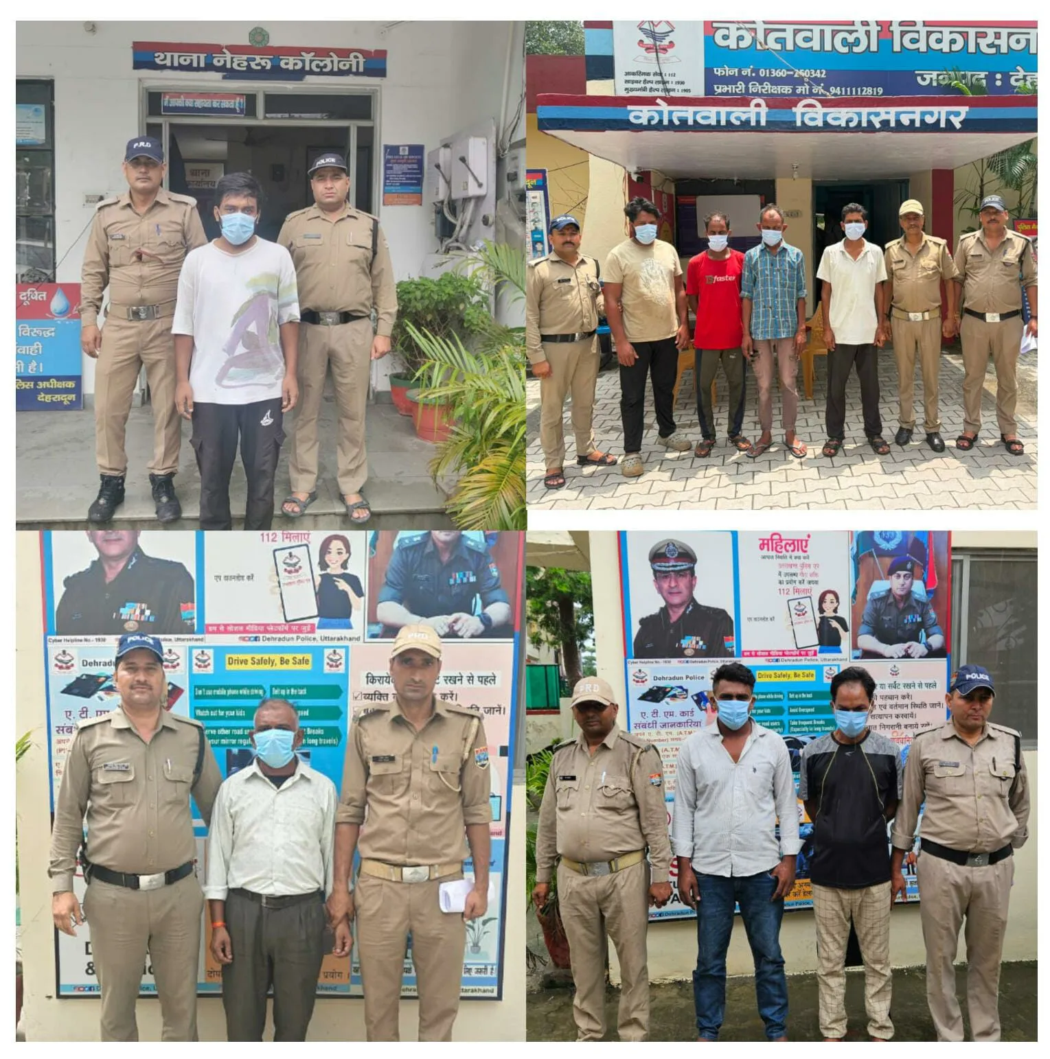 वारंटियों के खिलाफ दून पुलिस की ताबड़तोड़ कार्रवाई, दो दिनों में 15 फरार आरोपी गिरफ्तार