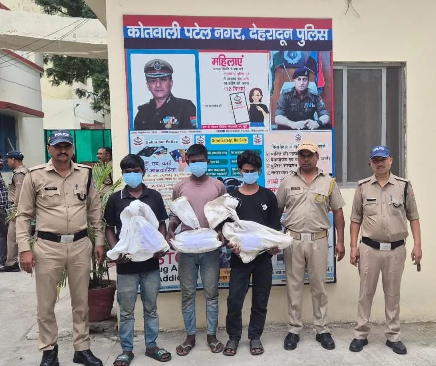 पटेलनगर में चोरी का खुलासा, तीन आरोपी गिरफ्तार