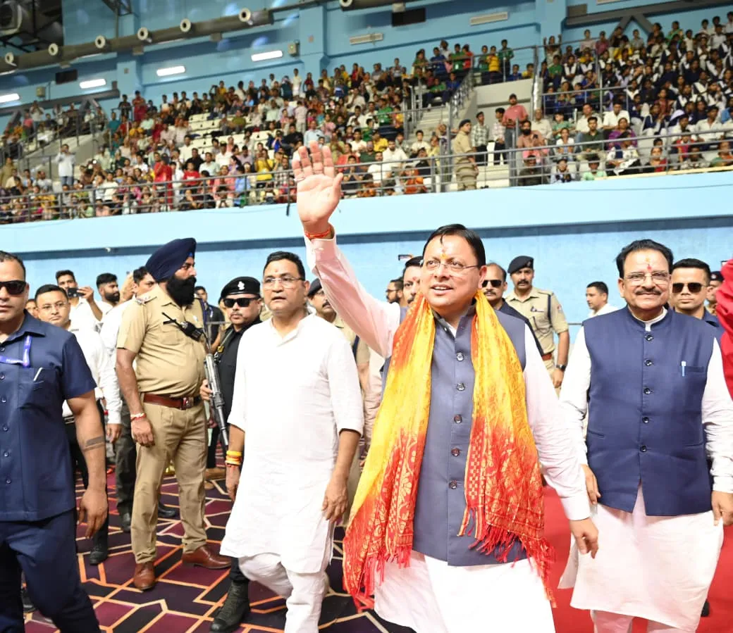 मुख्यमंत्री श्री पुष्कर सिंह धामी ने राष्ट्रीय खेल दिवस पर उत्तराखण्ड राज्य क्रीड़ा विश्वविद्यालय के प्रथम चरण के निर्माण कार्यों का किया शिलान्यास