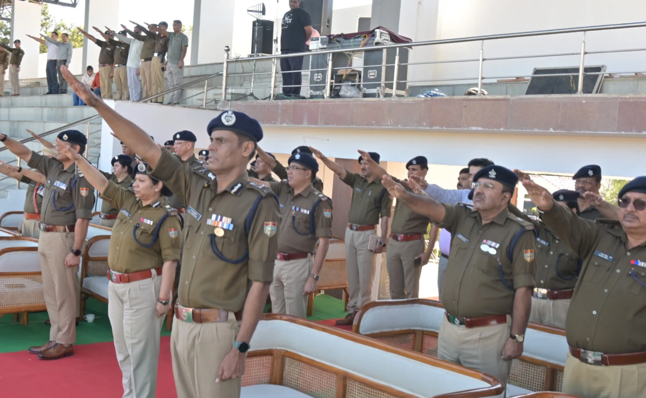 राष्ट्रीय एकता दिवस पर पुलिस लाइन में गूंजा एकता और अखंडता का संदेश, 48 पुलिसकर्मी सम्मानित